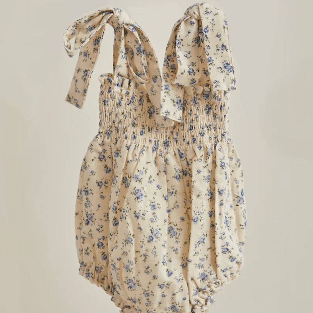 MOMMY & ME KEIKO ONESIE Blue Rose